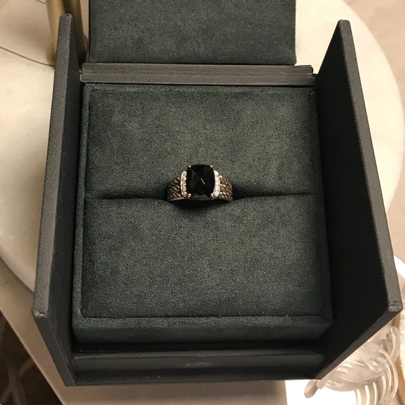 🤩 Authentic David yurman onyx petite Wheaton ring - Picture 3 of 6